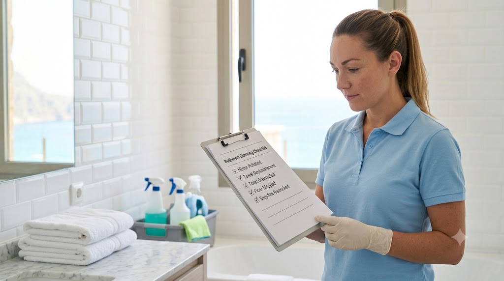 Protocollo di pulizia casa mare montagna - Lamezia Cleaning Checklist pulizia professionale casa vacanze - Lamezia Cleaning